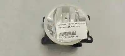 Автозапчасти б/у правая противотуманная фара за citroen c3 picasso 1.6 hdi fap ссылки oem iam   