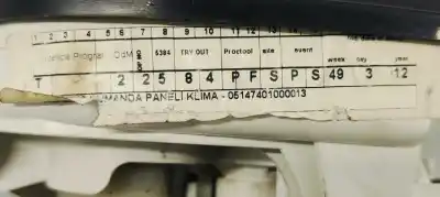 Pezzo di ricambio per auto di seconda mano controllo riscaldamento / aria condizionata per fiat doblo ii cargo (263) 1.3 16v jtd cat riferimenti oem iam 05147401000013   Pezzo di ricambio per auto di seconda mano controllo riscaldamento / aria condizionata per fiat doblo ii cargo (263) 1.3 16v jtd cat riferimenti oem iam 05147401000013