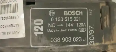 İkinci el araba yedek parçası alternatör için audi a3 (8l) 1.9 tdi oem iam referansları 038903023j  