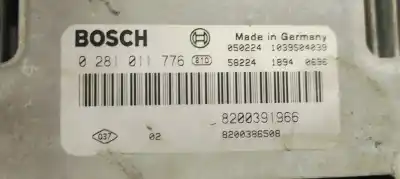 Second-hand car spare part ecu engine control for renault scenic ii emotion oem iam references 0281011776  