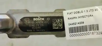 Pezzo di ricambio per auto di seconda mano rampa iniettori per fiat doblo ii cargo (263) 1.3 16v jtd cat riferimenti oem iam 0445214239   Pezzo di ricambio per auto di seconda mano rampa iniettori per fiat doblo ii cargo (263) 1.3 16v jtd cat riferimenti oem iam 0445214239