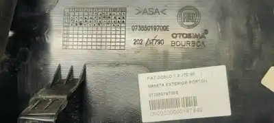 Автозапчастина б/у зовнішня ручка ворот для fiat doblo ii cargo (263) 1.3 16v jtd cat посилання на oem iam 07355019700e  