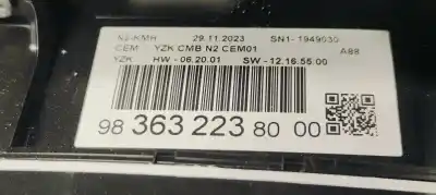 Pièce détachée automobile d'occasion compteur de vitesse tableau de bord pour citroen c3 aircross ii (2r_, 2c_) 1.2 puretech 110 (2rhnzb 2rhnzw 2rhnpx 2rhnpj) références oem iam 9836322380   Pièce détachée automobile d'occasion compteur de vitesse tableau de bord pour citroen c3 aircross ii (2r_, 2c_) 1.2 puretech 110 (2rhnzb 2rhnzw 2rhnpx 2rhnpj) références oem iam 9836322380