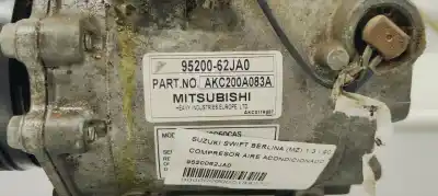 Pezzo di ricambio per auto di seconda mano compressore aria condizionata per suzuki swift berlina (mz) 1.3 16v cat riferimenti oem iam 9520062ja0  