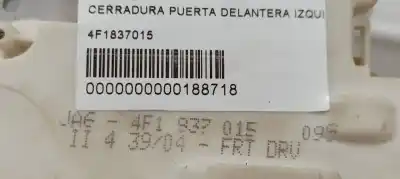 Pezzo di ricambio per auto di seconda mano serratura porta anteriore sinistra per audi a6 berlina (4f2) 3.0 tdi quattro (171kw) riferimenti oem iam 4f1837015  