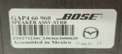 Second-hand car spare part audio system / radio cd for mazda cx-3 (dk) 1.5 skyactiv-d (dk2ws) oem iam references gap466960  