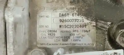 Second-hand car spare part air conditioning compressor for mazda cx-3 (dk) 1.5 skyactiv-d (dk2ws) oem iam references da6r61450  