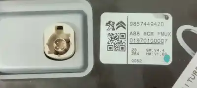 Second-hand car spare part multifunction display for citroen c3 aircross ii (2r_, 2c_) 1.2 puretech 110 (2rhnzb 2rhnzw 2rhnpx 2rhnpj) oem iam references 98574494zd  