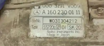 Peça sobressalente para automóvel em segunda mão compressor de ar condicionado a/a a/c por smart coupe 0.6i turbo 54 referências oem iam a1602300111  
