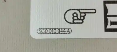 Автозапчастина б/у правильний натір для skoda fabia combi (5j5) 1.6 tdi 90 fap посилання на oem iam 1z0857552bp  