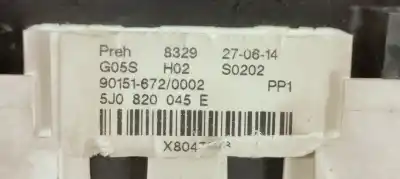 Автозапчасти б/у отопление / кондиционирование воздуха за skoda fabia combi (5j5) 1.6 tdi 90 fap ссылки oem iam 5j0820045e  