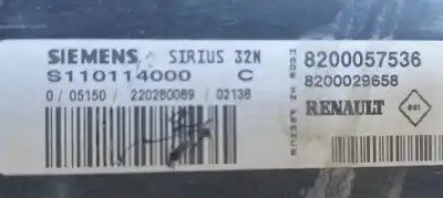Pezzo di ricambio per auto di seconda mano centralina motore per renault scenic (ja..) motor 1.6 ltr. - 79 kw riferimenti oem iam 8200057536  