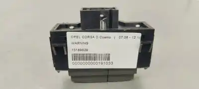 Pezzo di ricambio per auto di seconda mano avvertimento per opel corsa d cosmo riferimenti oem iam 13189529  