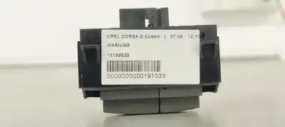 Pezzo di ricambio per auto di seconda mano avvertimento per opel corsa d cosmo riferimenti oem iam 13189529  