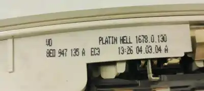 Peça sobressalente para automóvel em segunda mão luz interior por audi a4 avant (8e) 2.0 tdi referências oem iam 8e0947135a  