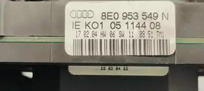 Peça sobressalente para automóvel em segunda mão comandos de alavanca por audi a4 avant (8e) 2.0 tdi referências oem iam 8e0953549n  