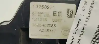 Second-hand car spare part left front door lock for opel corsa d cosmo oem iam references 13258271  