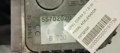 Автозапчасти б/у педаль газа за opel corsa d 1.2i 80 ссылки oem iam 55702020  