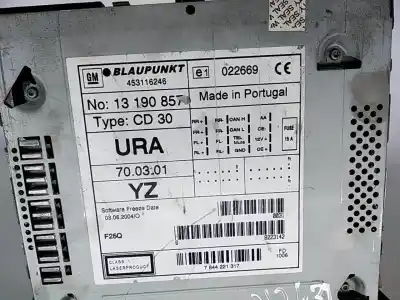 Автозапчастина б/у аудіо система / радіо cd для opel astra h gtc (a04) 1.3 cdti (l08) посилання на oem iam 453116246  