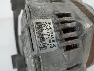 Автозапчастина б/у генератор для citroen c5 ii (rc_) 110 gasolina 2005 5p посилання на oem iam 9649846880  