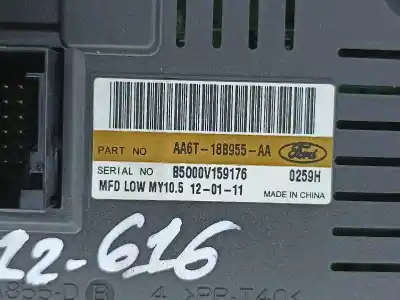 Second-hand car spare part speedometer for ford fiesta vi (cb1, ccn) 1.4 tdci oem iam references aa6t18b955aa  