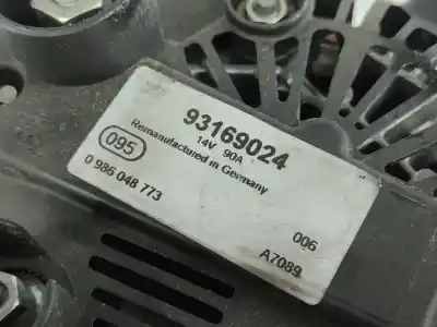 Second-hand car spare part alternator for opel corsa c (x01) 1.3 cdti (f08 f68) oem iam references 93169024  