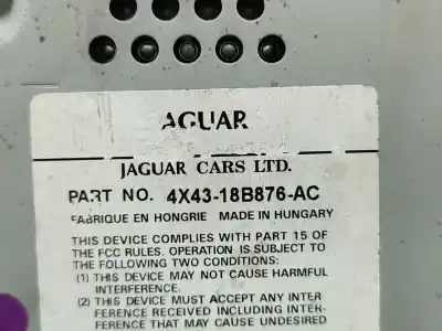 Автозапчастина б/у аудіо система / радіо cd для jaguar x-type i (x400) 2.0 d посилання на oem iam 4x4318b876ac  