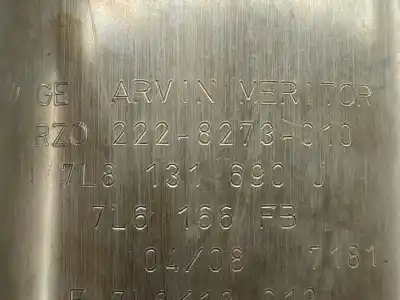 Second-hand car spare part catalytic converter for audi q7 (4l) 3.0 tdi oem iam references 7l8131690j  