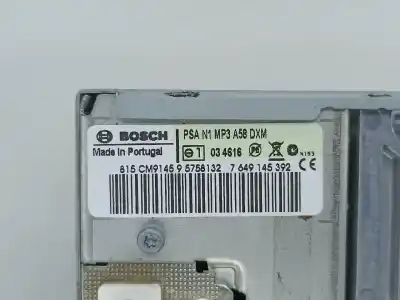 Second-hand car spare part audio system / radio cd for citroen c3 picasso (sh_) 1.6 hdi oem iam references 9666959577  