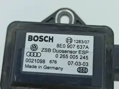Second-hand car spare part yaw rate sensor for opel corsa c (x01) 1.7 di (f08 f68) oem iam references 8e0907637a  