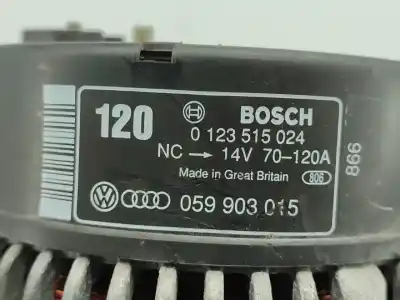 Автозапчастина б/у генератор для audi a4 b5 avant (8d5) 2.5 tdi посилання на oem iam 059903015  