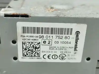 Автозапчастина б/у аудіо система / радіо cd для citroen ds4 (nx_) 1.6 hdi 115 посилання на oem iam 9801175280  