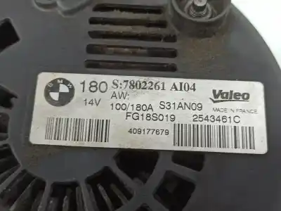Peça sobressalente para automóvel em segunda mão alternador por bmw 1 (e81) 118 d referências oem iam 7802261  