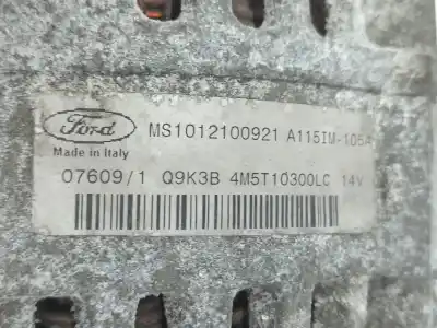 Second-hand car spare part alternator for ford focus c-max (dm2) 1.8 tdci oem iam references 4m5t10300lc  