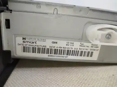 Автозапчасти б/у аудиосистема / радио cd за smart forfour (454) 1.5 cdi (454.000) ссылки oem iam a4548200379  