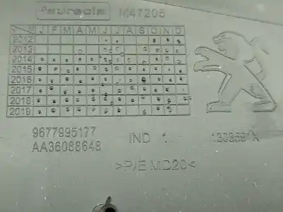 Автозапчасти б/у бардачок за peugeot 308 sw ii (lc_, lj_, lr_, lx_, l4_) 1.5 bluehdi 130 ссылки oem iam 9677995177  