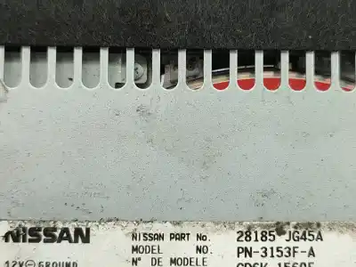 Second-hand car spare part audio system / radio cd for nissan qashqai / qashqai +2 i (j10, nj10, jj10e) 2.0 oem iam references 28185jg45a   Second-hand car spare part audio system / radio cd for nissan qashqai / qashqai +2 i (j10, nj10, jj10e) 2.0 oem iam references 28185jg45a