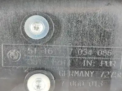 Peça sobressalente para automóvel em segunda mão consola central por bmw 5 (e60) 525 d referências oem iam 51167034086  
