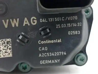 Автозапчастина б/у клапан egr для skoda octavia iii break (5e5) 1528 ak gasóleo 2015 5p посилання на oem iam 04l131501c  