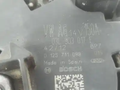 Автозапчастина б/у генератор для audi a4 b8 avant (8k5) 2.0 tdi посилання на oem iam 03l903017e  