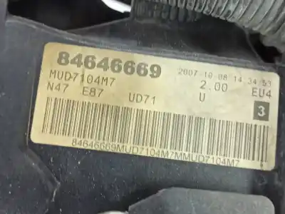 Second-hand car spare part complete engine for bmw 3 (e90) 318 d oem iam references n47d20a  