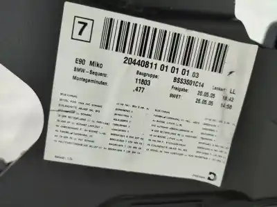 Pezzo di ricambio per auto di seconda mano console centrale per bmw 3 (e90) 320 d riferimenti oem iam e116231102  