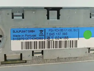 Second-hand car spare part audio system / radio cd for citroen c4 i (lc_) 1.6 hdi oem iam references 9660646877  