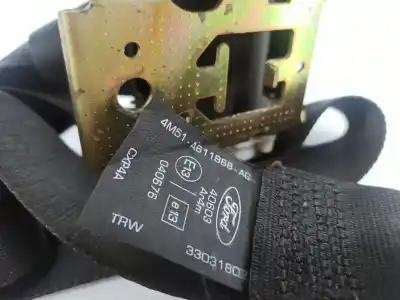 Pezzo di ricambio per auto di seconda mano cintura di sicurezza posteriore sinistra per ford focus ii (da_, hcp, dp) 1.6tdci riferimenti oem iam 4m514611b68ag  