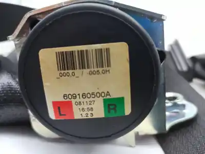 Peça sobressalente para automóvel em segunda mão cinto de segurança traseiro esquerdo por opel corsa d (s07) 1.4 (l08 l68) referências oem iam 609160500a  