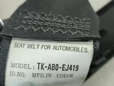 Second-hand car spare part rear left seat belt for honda jazz ii (gd_, ge3, ge2) 1.2 i-dsi (gd5 ge2) oem iam references tkab0ej419  