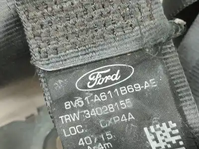 Автозапчастина б/у задній лівий ремін безпеки для ford fiesta vi (cb1, ccn) 1.25 посилання на oem iam 8v51a611b69ae  