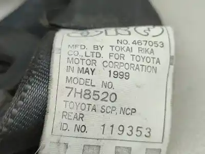 Gebrauchtes Autoersatzteil sicherheitsgurte hinten links zum toyota yaris (_p1_) 1.0 (scp10_) oem-iam-referenzen 7h8520  