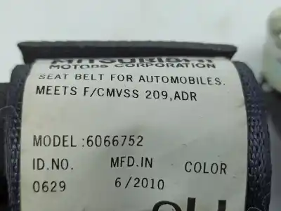 Автозапчасти б/у задний левый ремень безопасности за mitsubishi outlander ii (cw_w) 1722 ak gasóleo 2011 5p ссылки oem iam 3º fila  