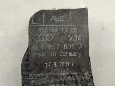 Автозапчастина б/у задній лівий ремін безпеки для audi a3 (8l1) 1.6 посилання на oem iam 8l4857805a  